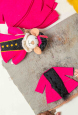 Sjaal met Verhaal Muis Pietermuis Fuchsia
