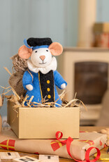 Sjaal met Verhaal Muis Pietermuis Blauw