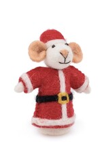 Sjaal met Verhaal Vingerpopje Muis Kerstmuis
