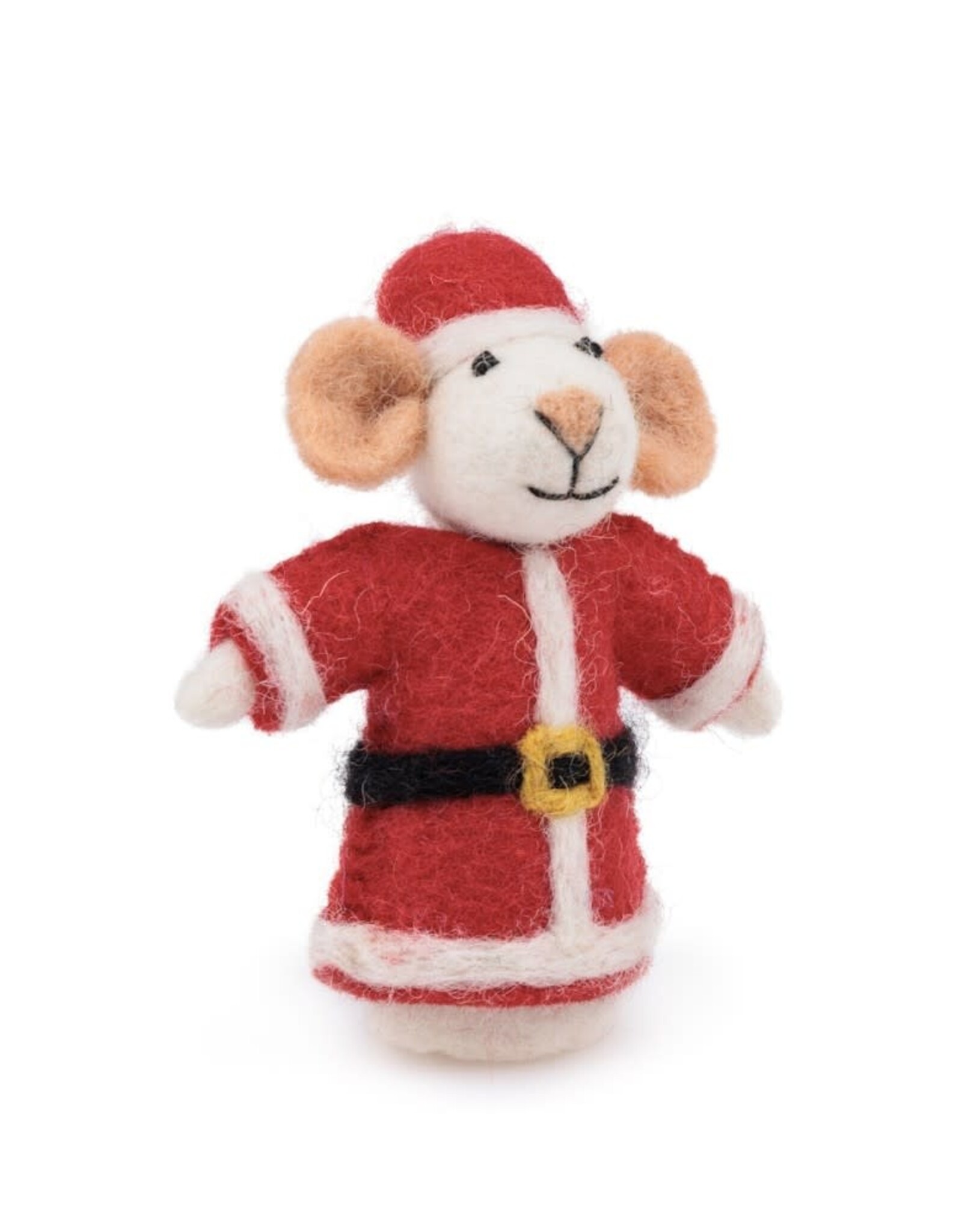 Sjaal met Verhaal Vingerpopje Muis Kerstmuis