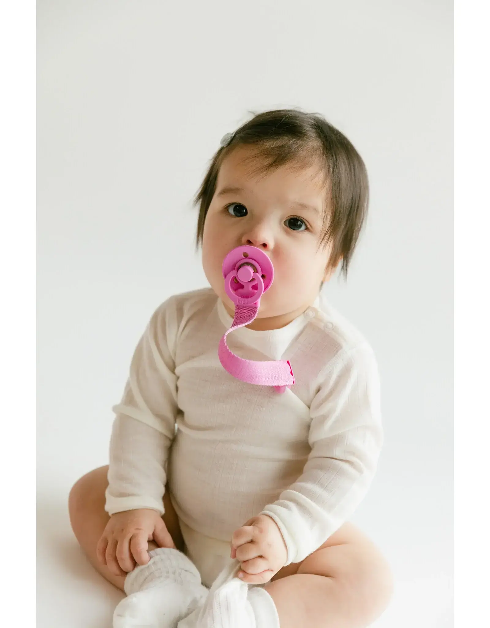 BIBS Speenclip LOOP Bubblegum