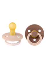 BIBS Fopspeen set BIBS Studio Fushion Blush / Woodchuck