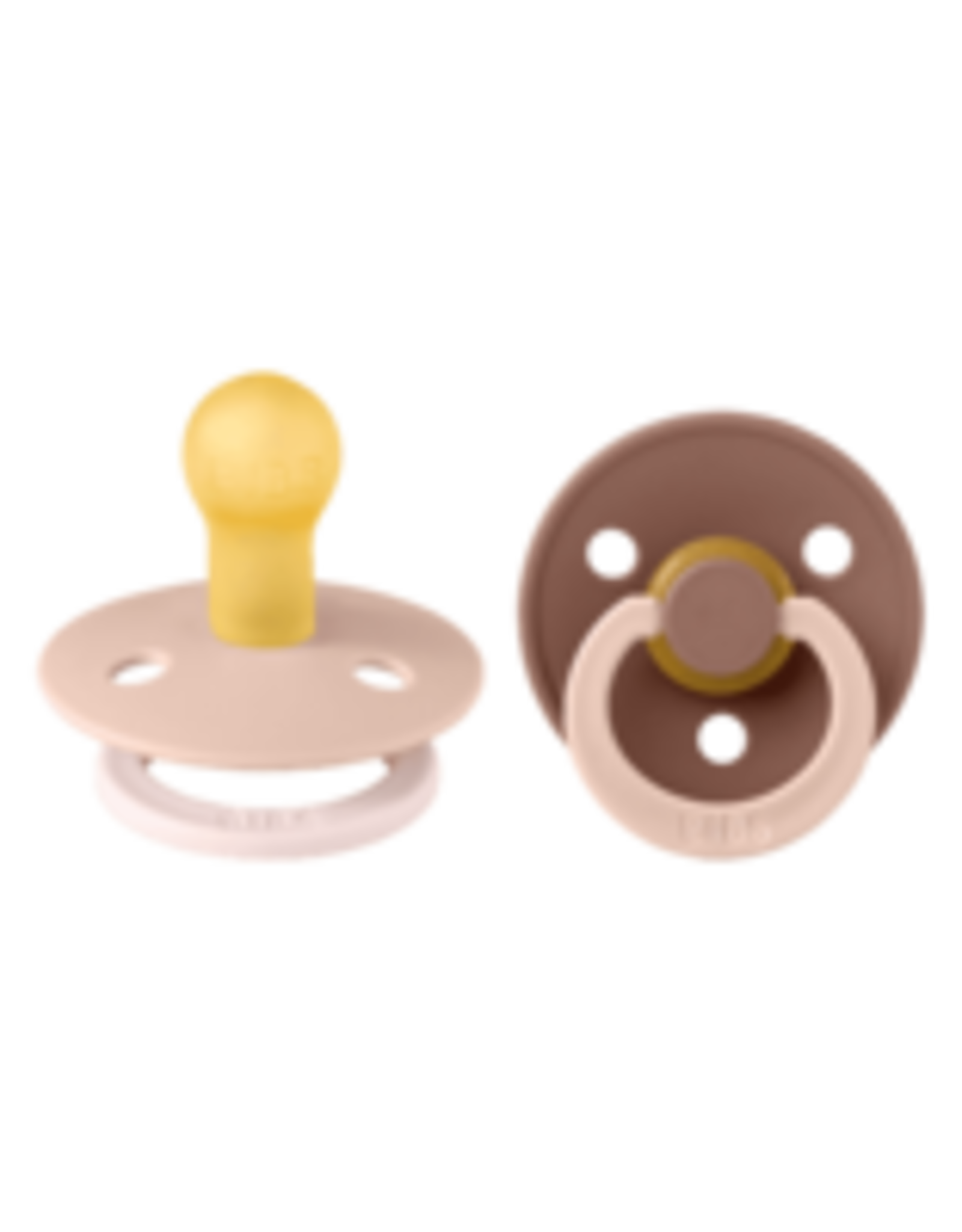 BIBS Fopspeen set BIBS Studio Fushion Blush / Woodchuck