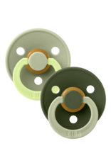BIBS Fopspeen set BIBS Studio Fushion Sage / Hunter green