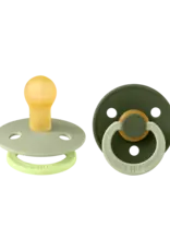 BIBS Fopspeen set BIBS Studio Fushion Sage / Hunter green