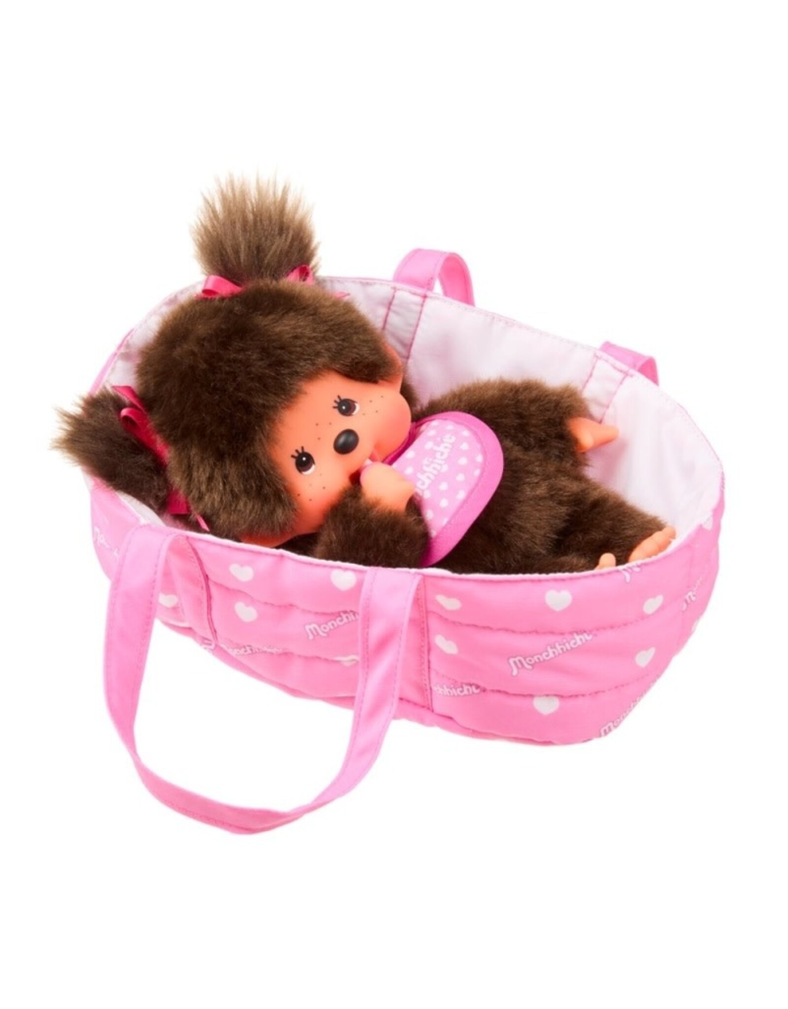 Monchhichi Monchhichi meisje in draagmand