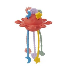 TickiT Trekspeeltje Silisoft Zip Pull Toy Regenboog
