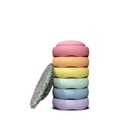 Stapelstein Stapelstein Christmas Special Rainbow Set Pastel