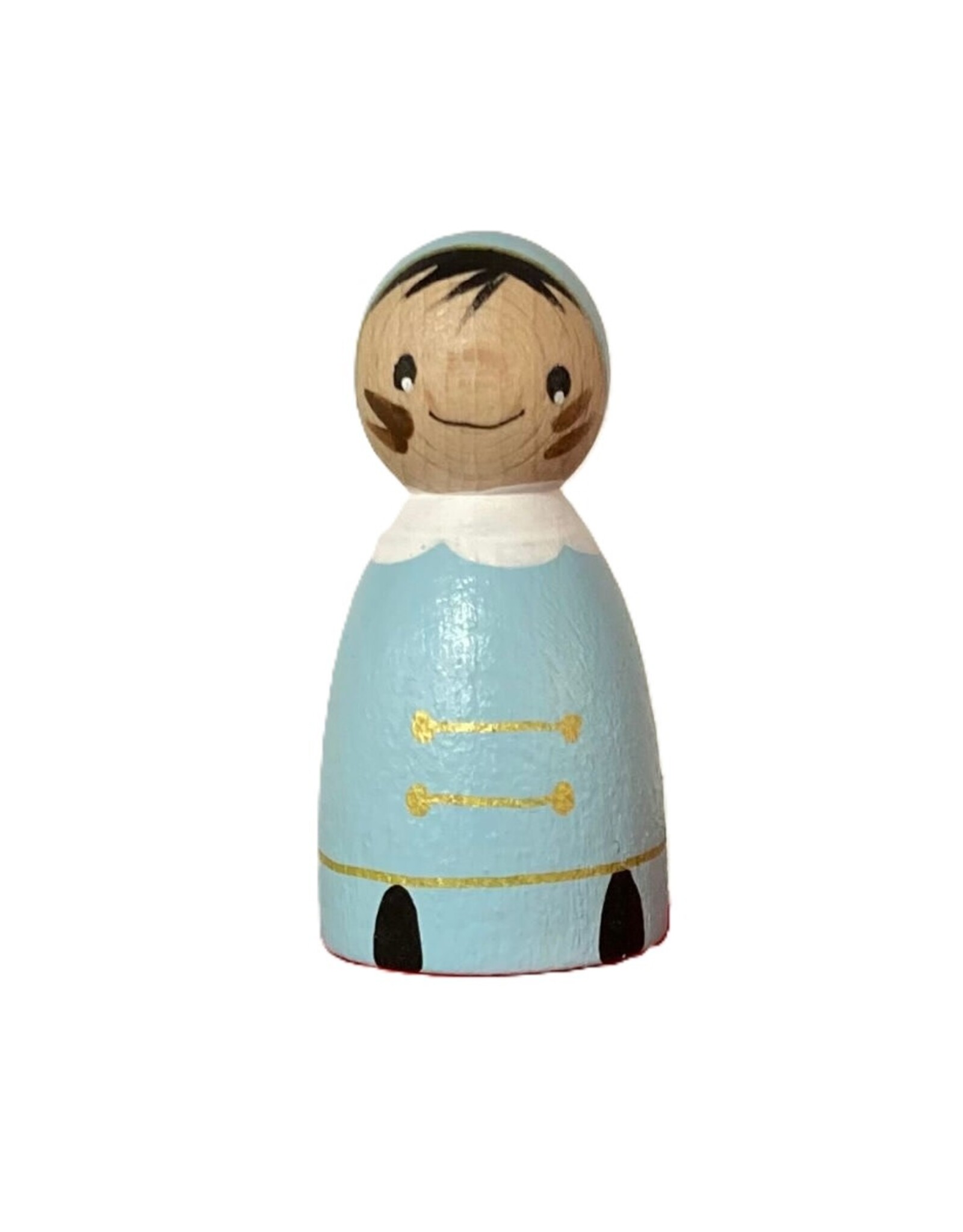 Atelier Nouk Pegdoll Piet lichtblauw