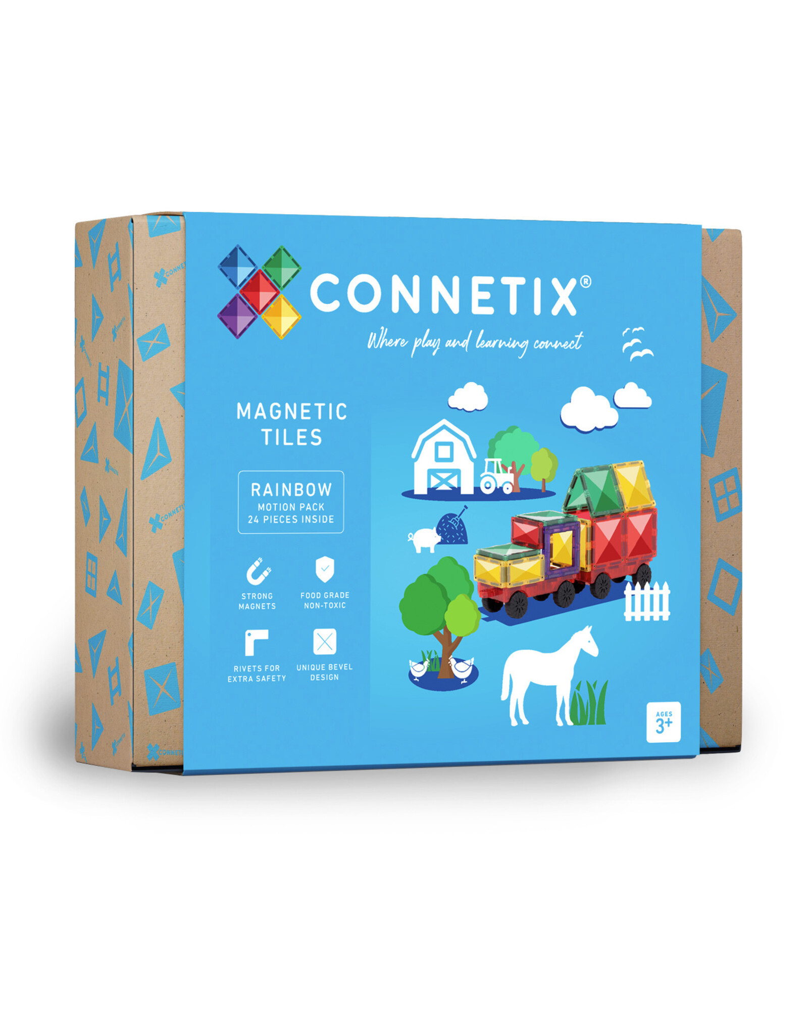 Connetix Rainbow Motion Pack 24st.