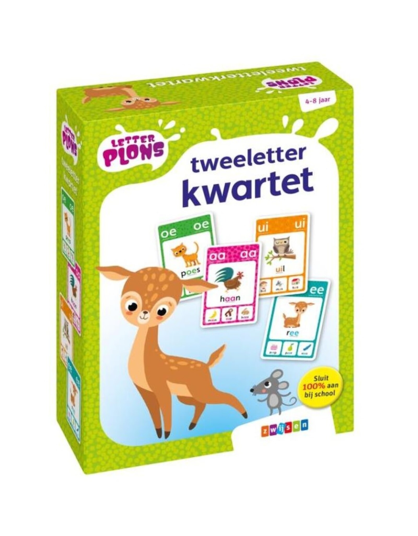 Zwijsen Tweeletter kwartet Letterplons