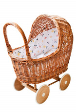 Hollie Rieten poppenwagen met kap Summer fruit