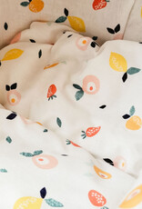Hollie Rieten poppenwagen met kap Summer fruit