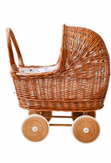 Hollie Rieten poppenwagen met kap Summer fruit