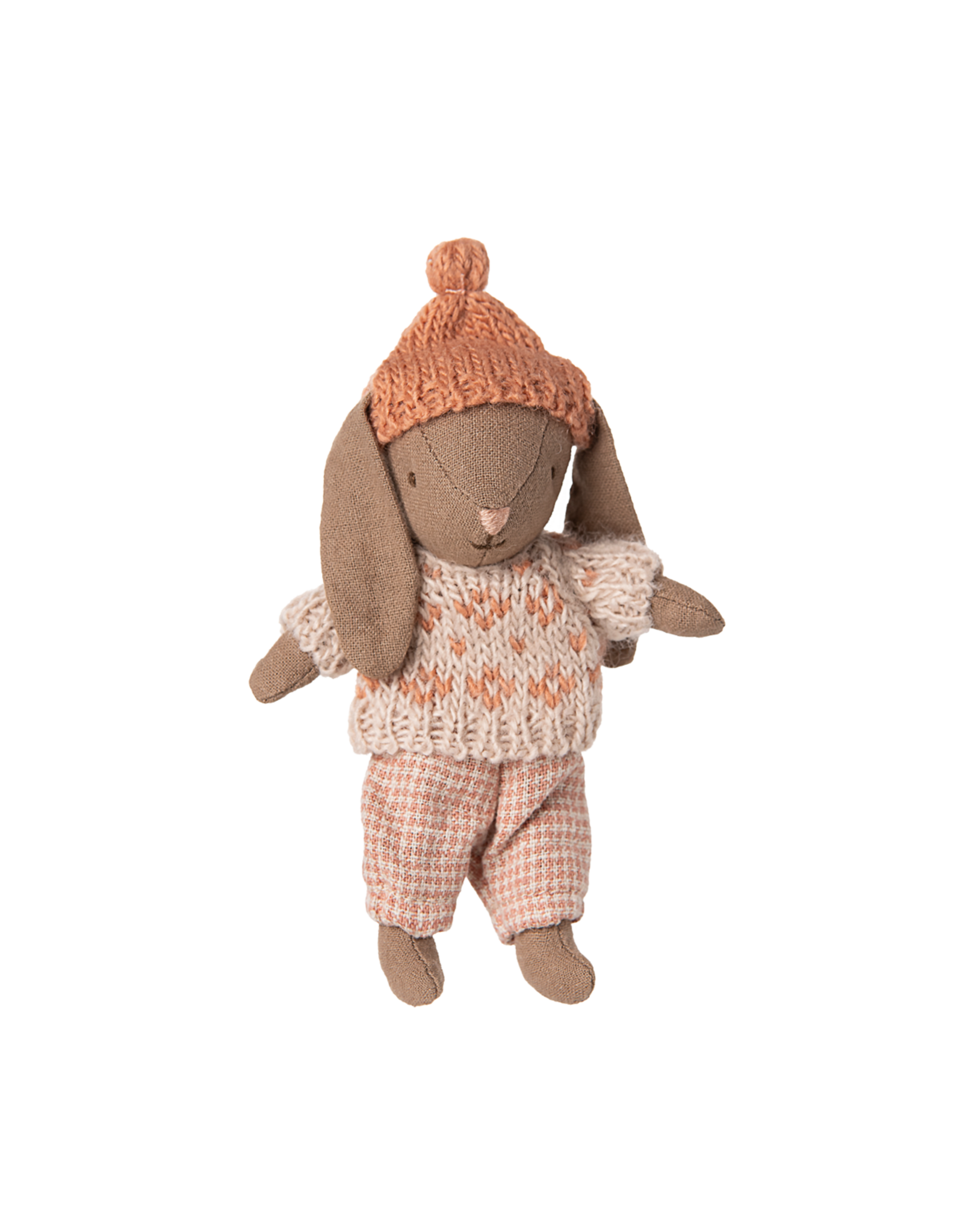 Maileg Winter Bunny Micro roze