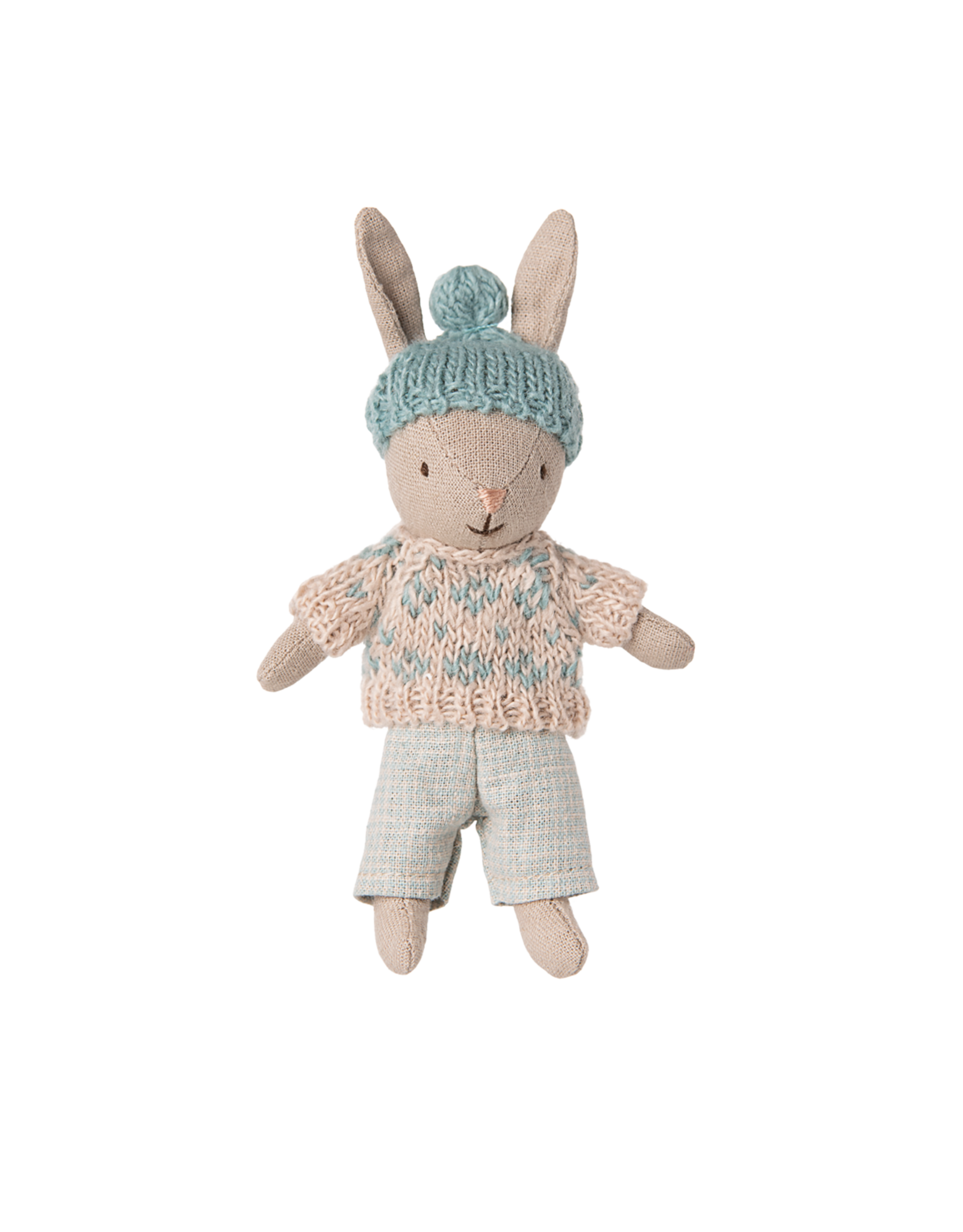 Maileg Winter Rabbit Micro mint