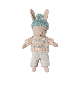 Maileg Winter Rabbit Micro mint
