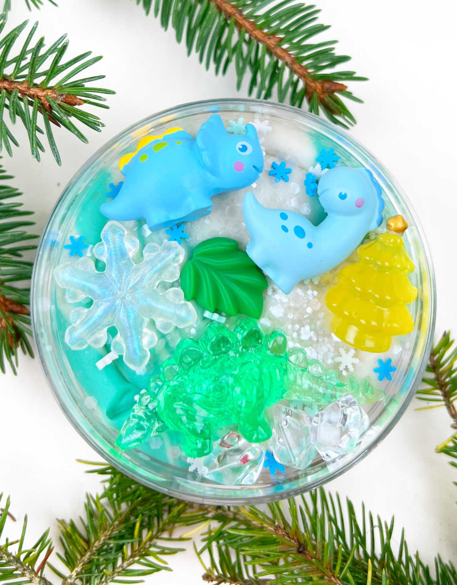 Invitation to Imagine Surprise Pot Dinos in the Snow