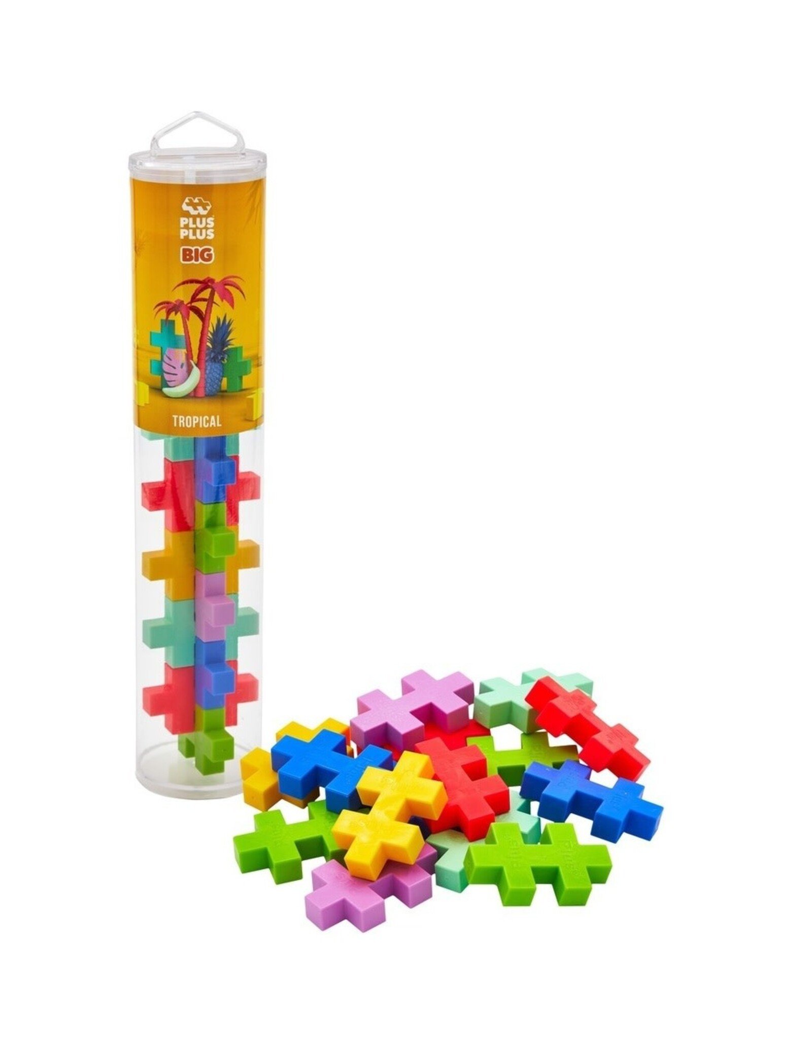 Plus-Plus Tube BIG Tropical 15st.