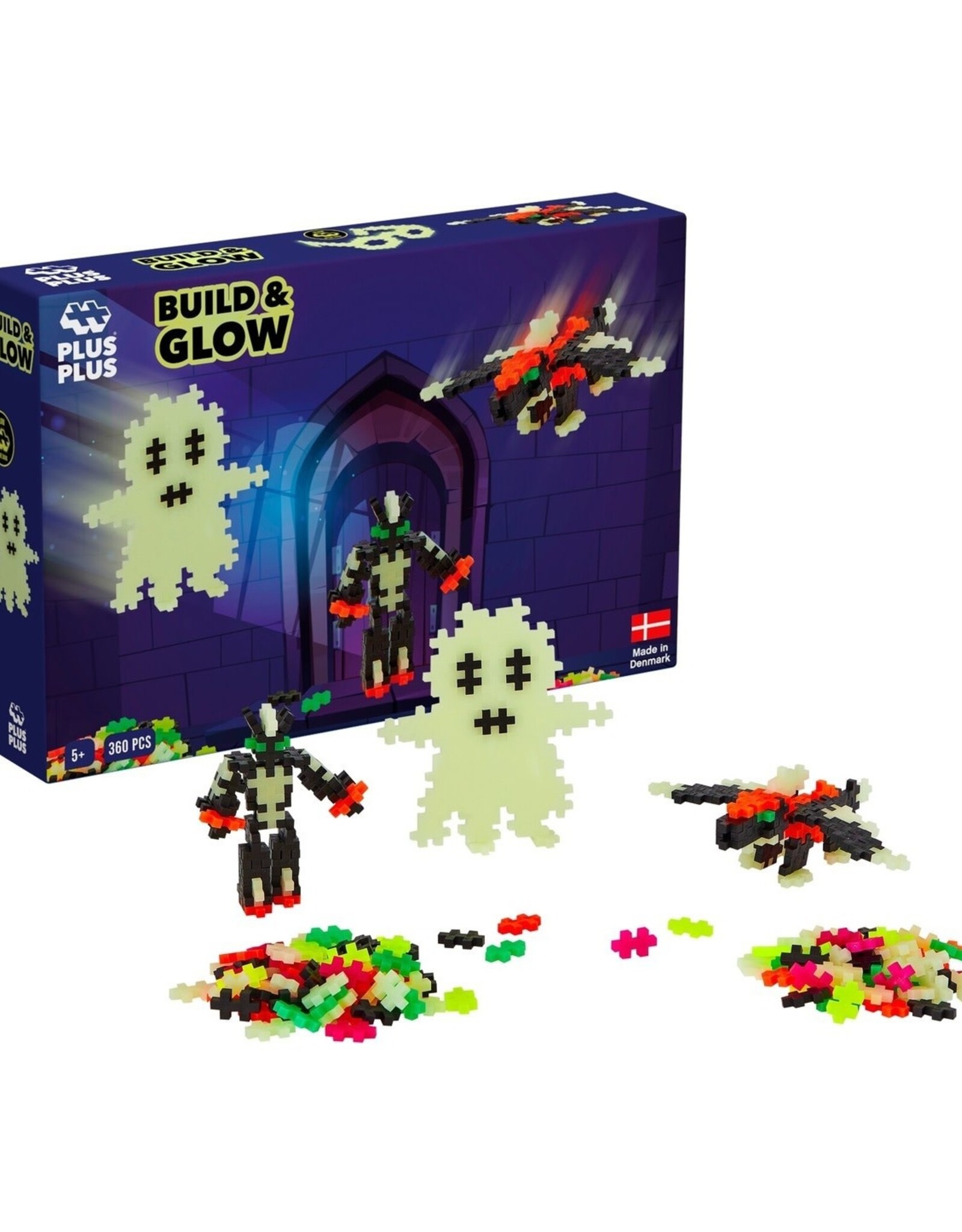 Plus-Plus Basisdoos Build and Glow 360st.