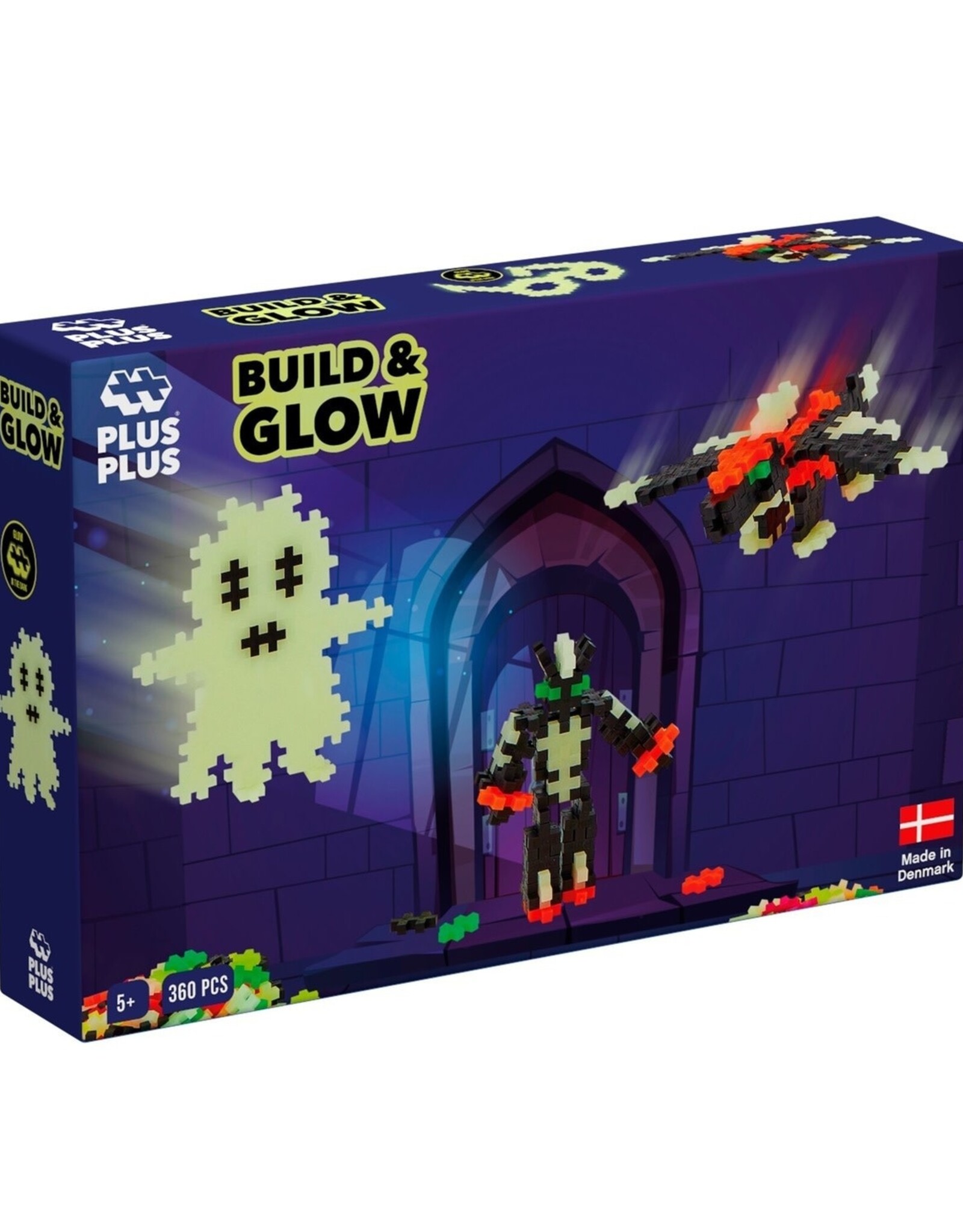 Plus-Plus Basisdoos Build and Glow 360st.