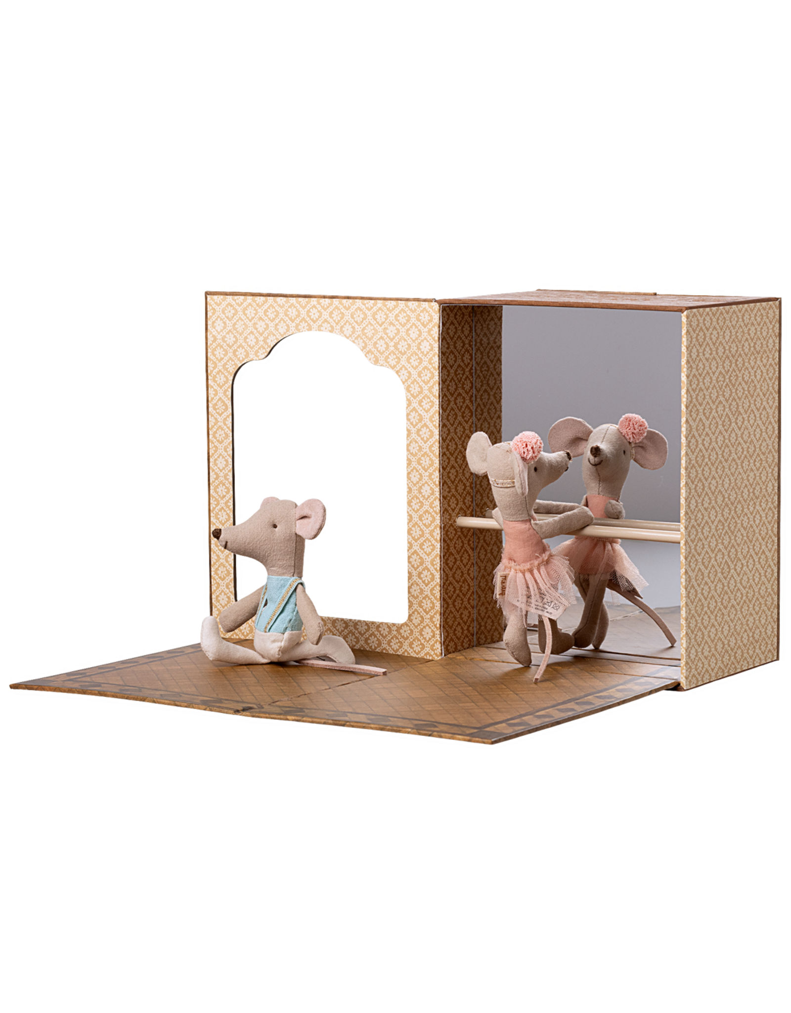 Maileg Dansstudio met Kleine broer en zus Ballet
