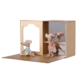 Maileg Dansstudio met Kleine broer en zus Ballet