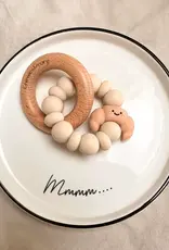 Bijtring Chewie Croissant Linnen Bijtring Chewie Croissant Linnen