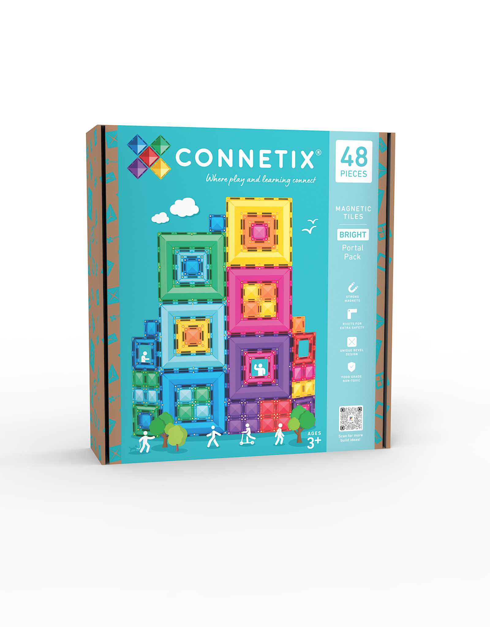 Connetix Bright Portal Pack 48st.