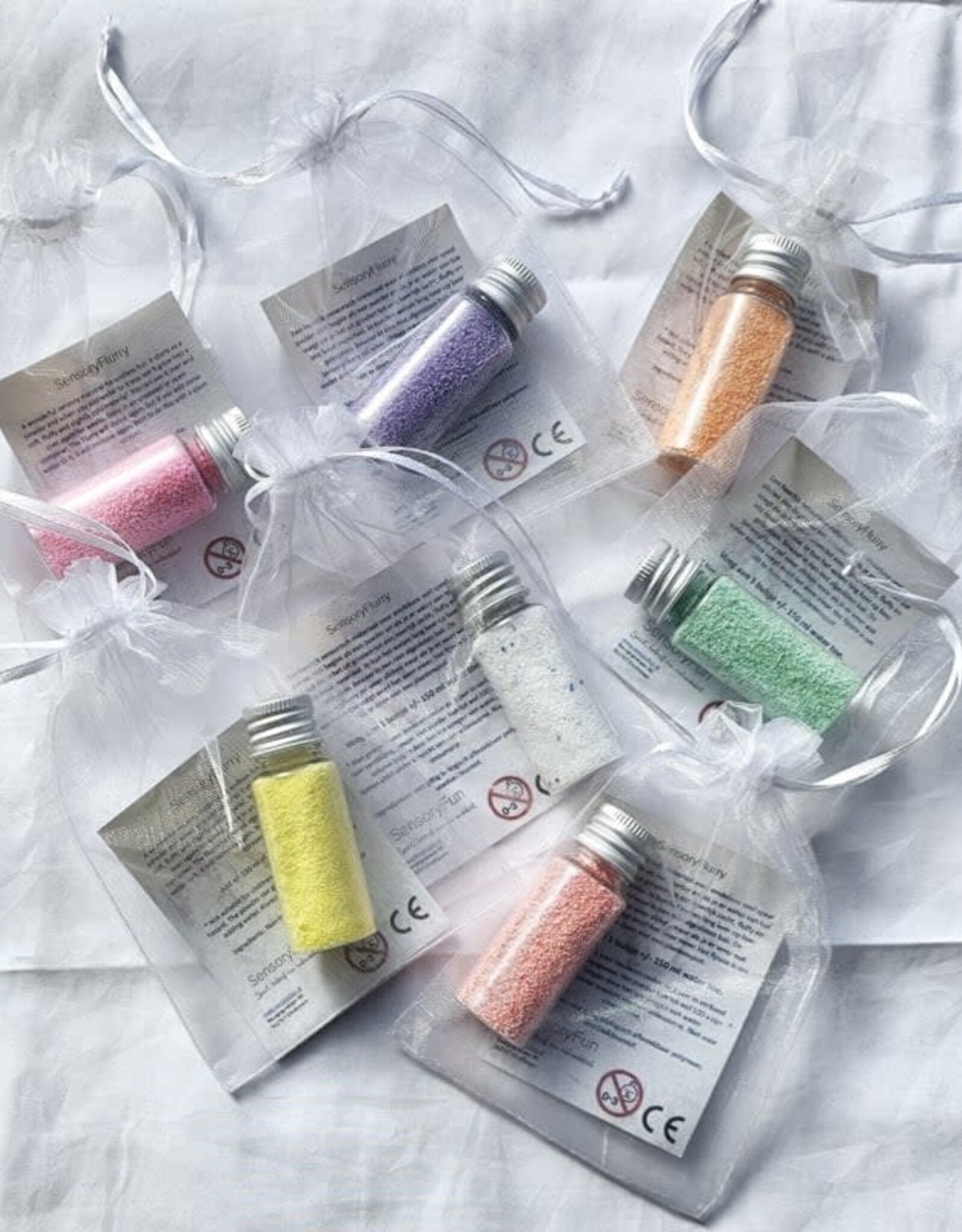 SensoryFun SensoryFlurry wit met glitter