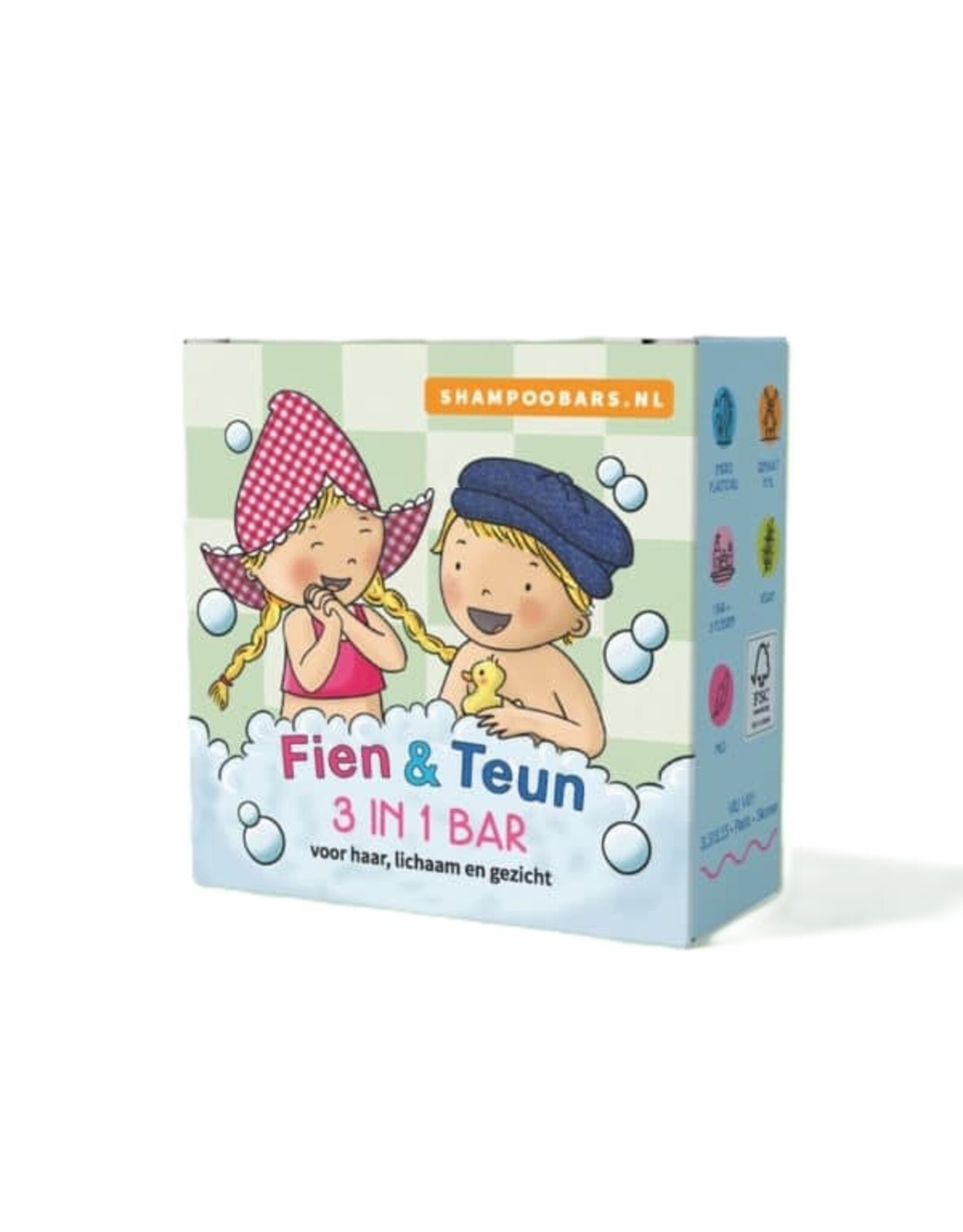 Shampoobars 3-in-1 Bar Fien & Teun