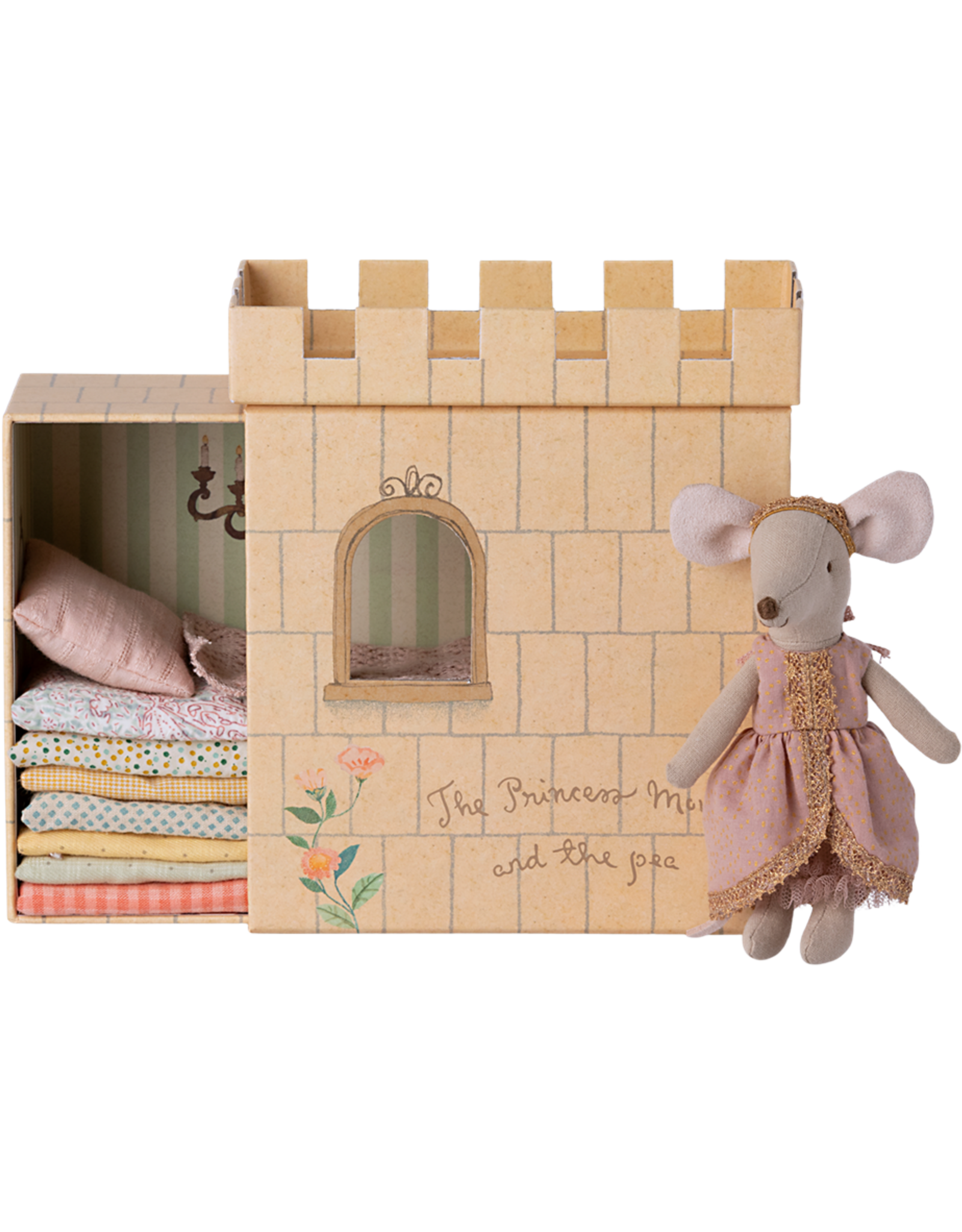 Maileg Prinses op de erwt Grote zus muis