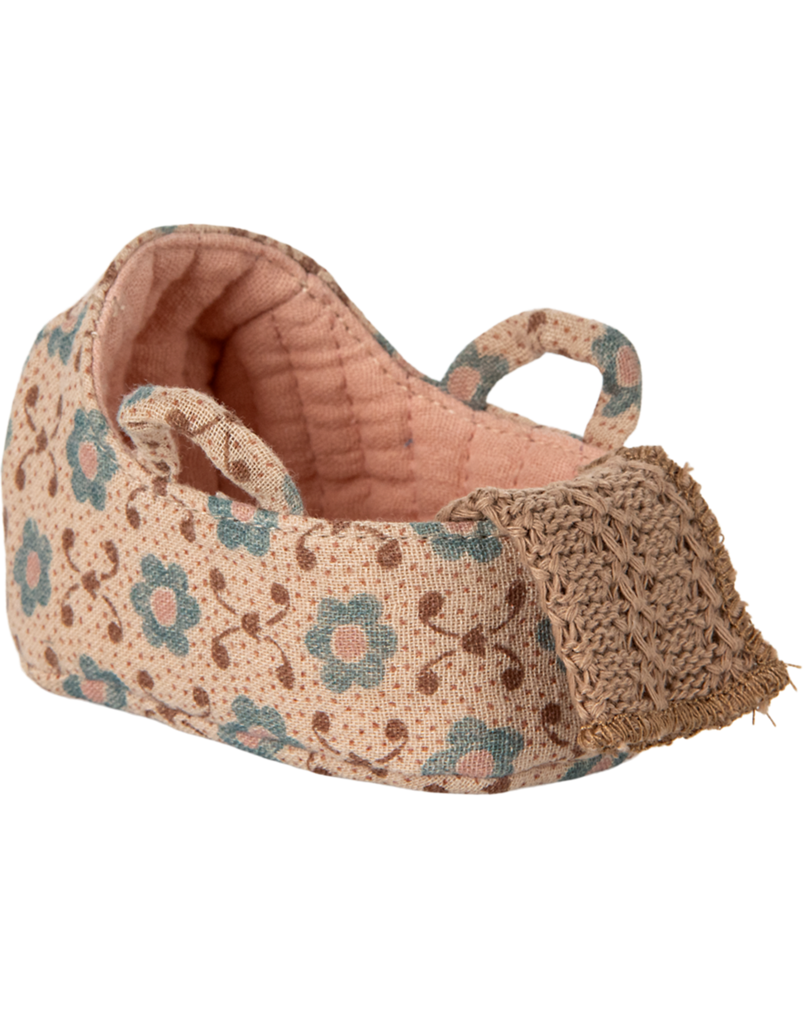 Maileg Reiswiegje baby Muis roze