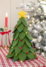 Sjaal met Verhaal Kerstboom groen Multicolor