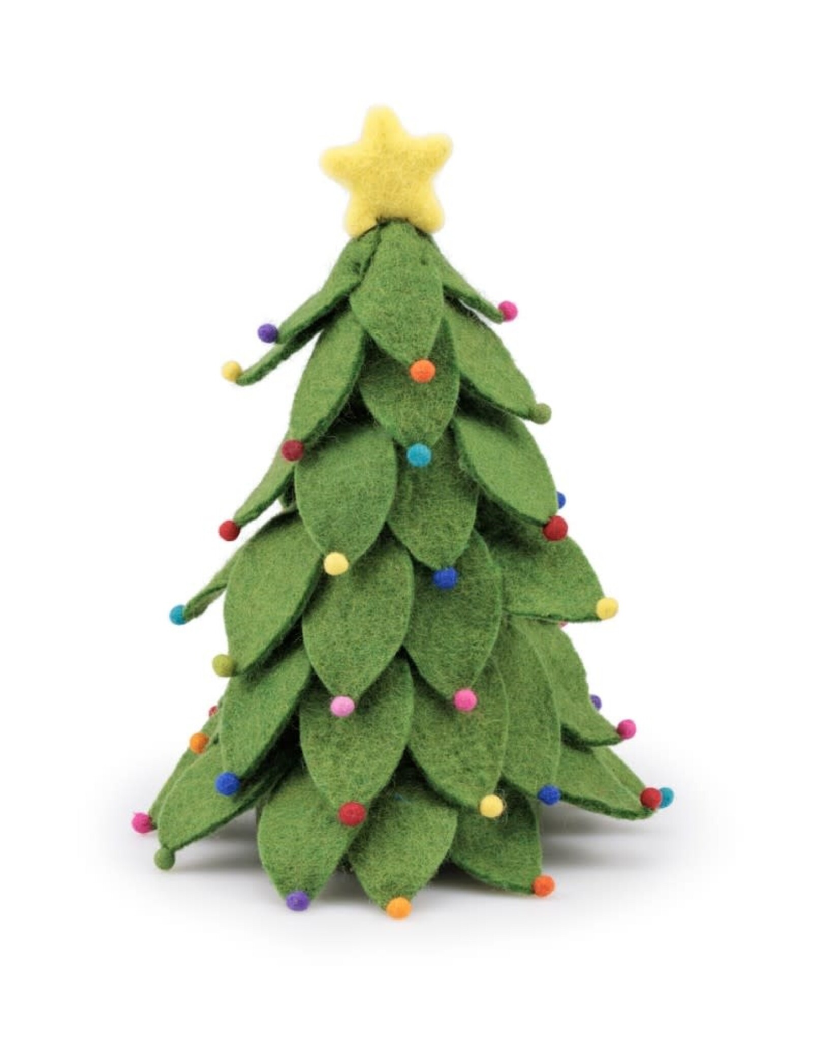 Sjaal met Verhaal Kerstboom groen Multicolor