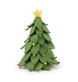 Sjaal met Verhaal Kerstboom groen Multicolor