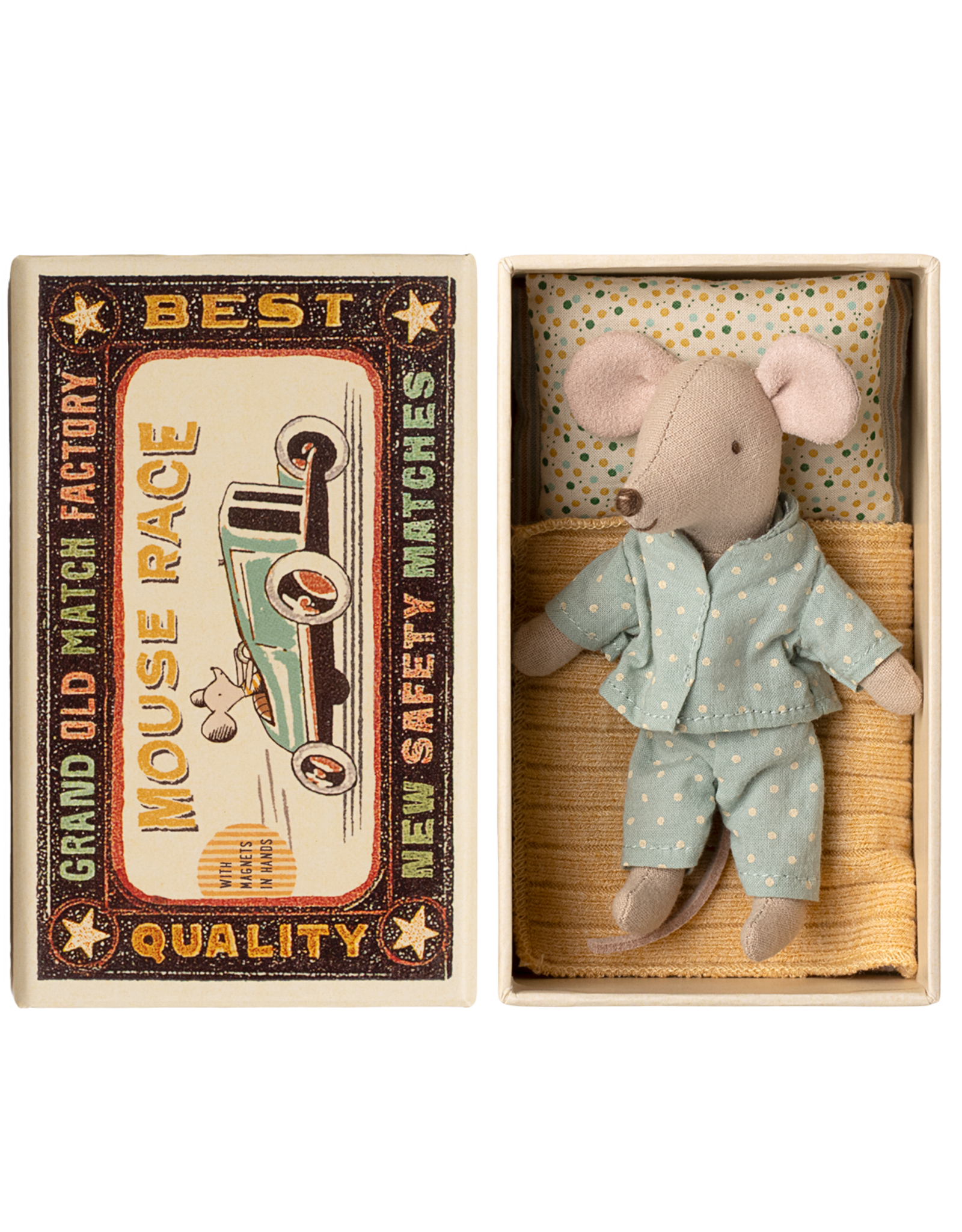 Maileg Kleine broer Muis in doosje