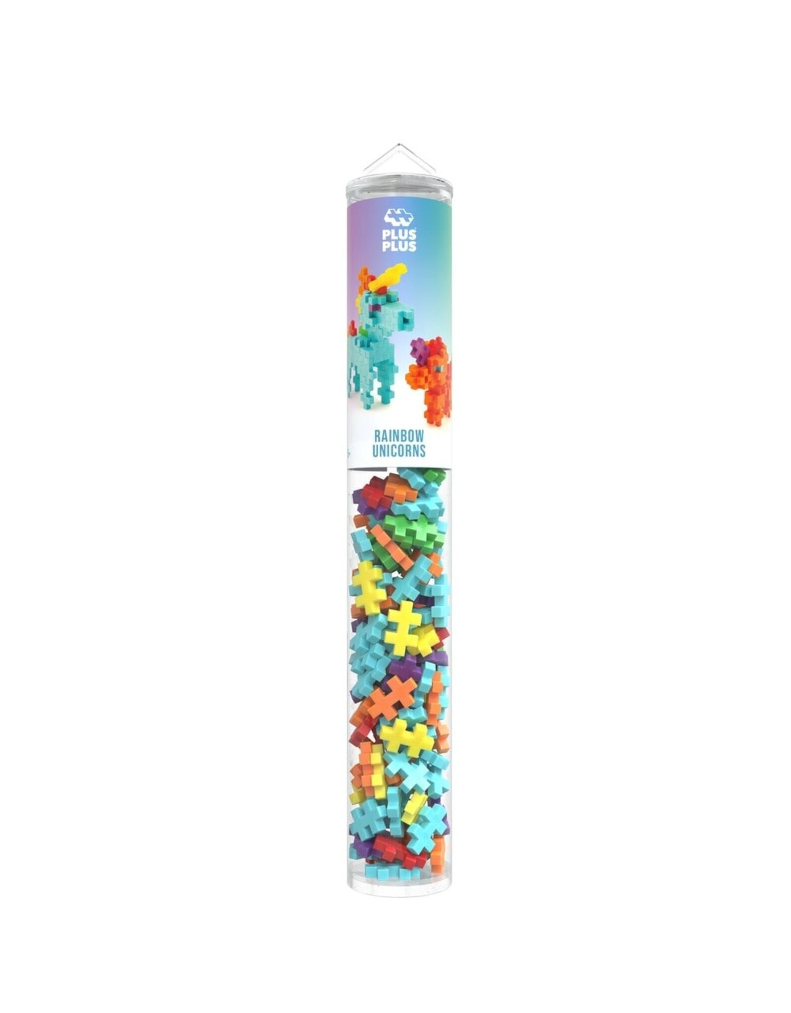 Plus-Plus Tube Rainbow Unicorns 100st.