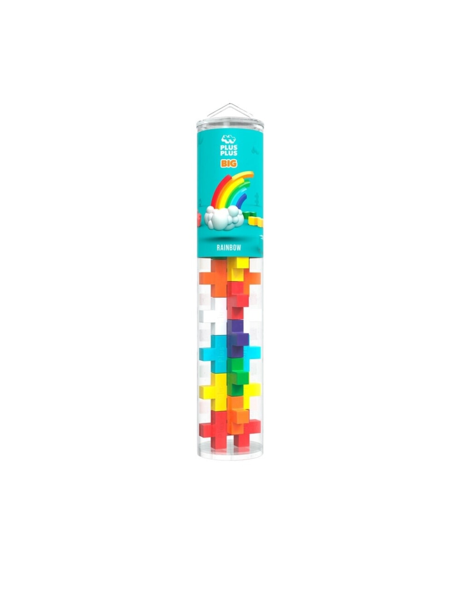 Plus-Plus Tube BIG Rainbow 15st.