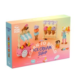 Plus-Plus Basisdoos Learn To Build Ice Cream Shop 285st.