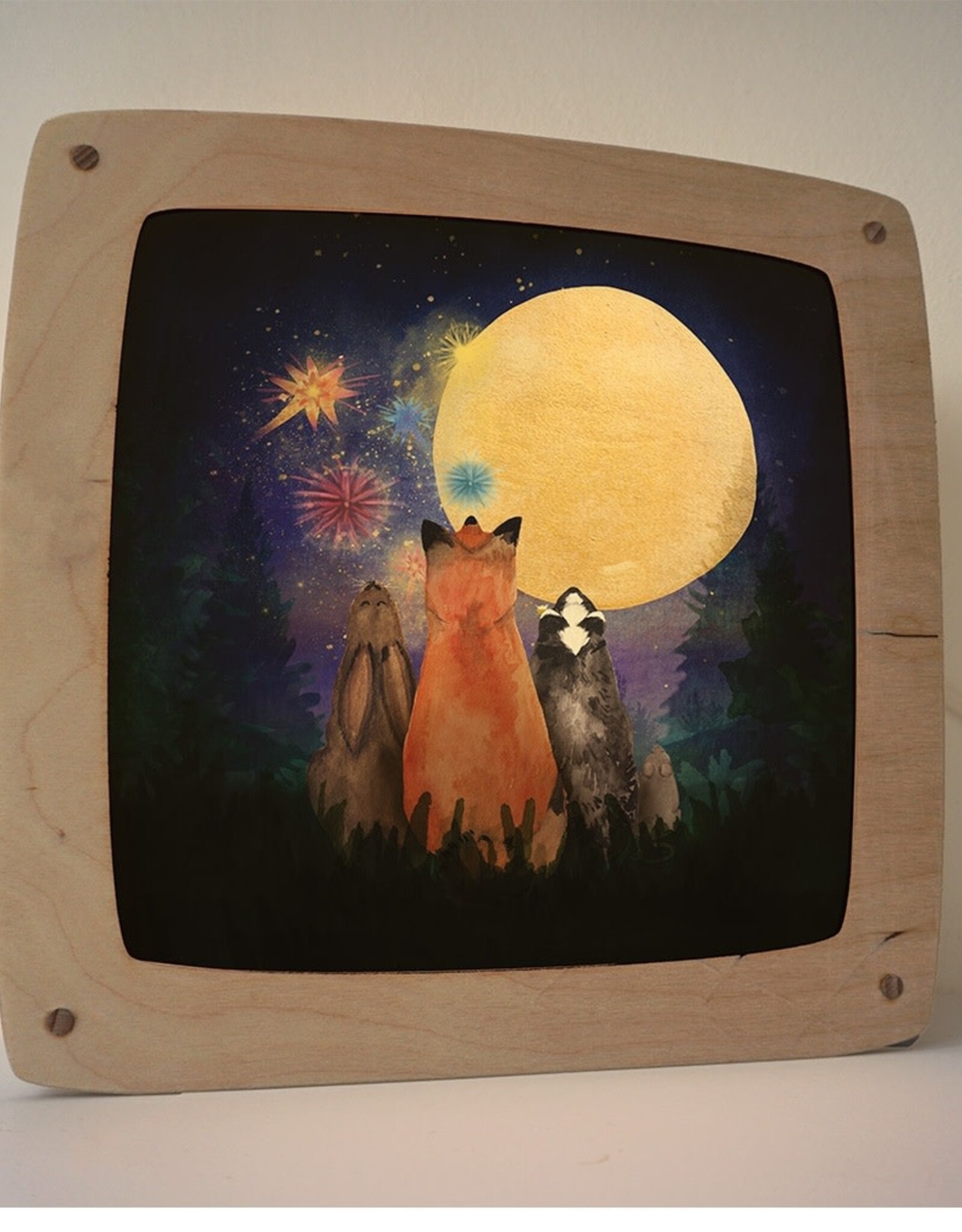 Lotte Drouen Seizoensplaat Vuurwerk kijken