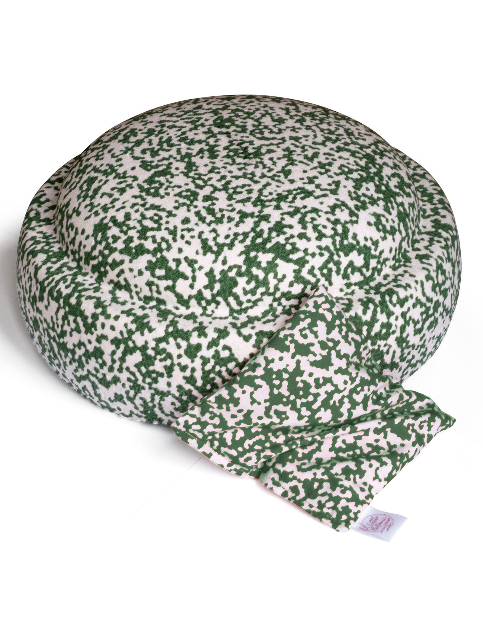 Little Botanic Label Sensorisch pittenzakje los - Confetti Darkgreen & Blush