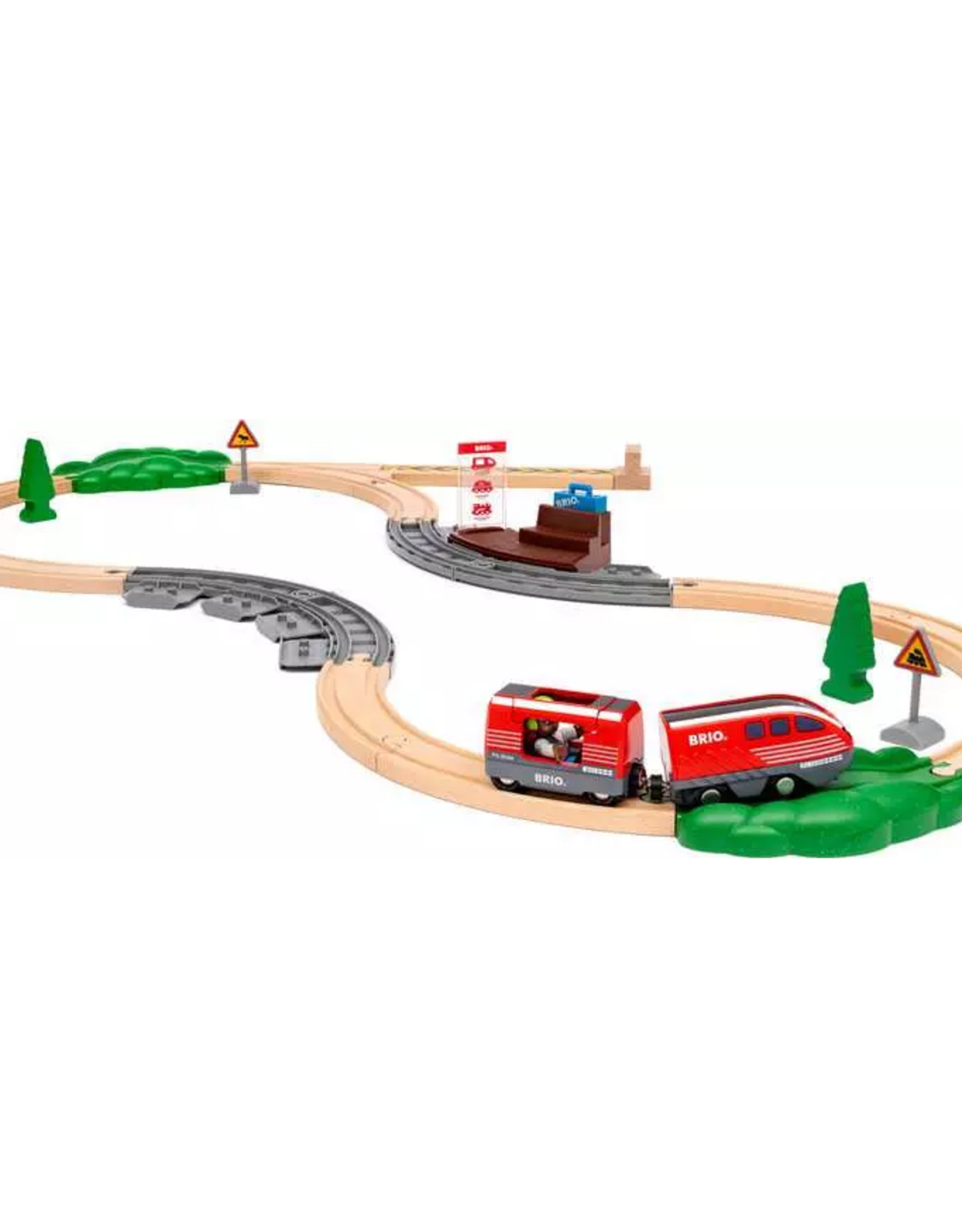 Brio Pull back train set