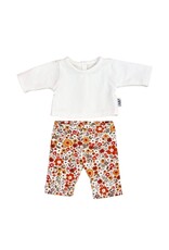 Hollie Kledingset Poppy caramel flowers