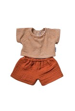 Hollie Kledingset Sam caramel stripes