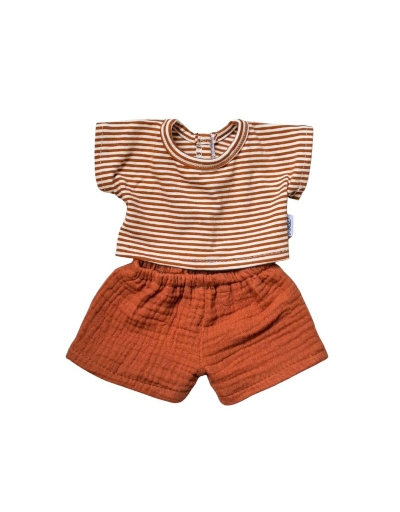 Hollie Kledingset Sam caramel stripes