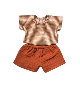 Hollie Kledingset Sam caramel stripes