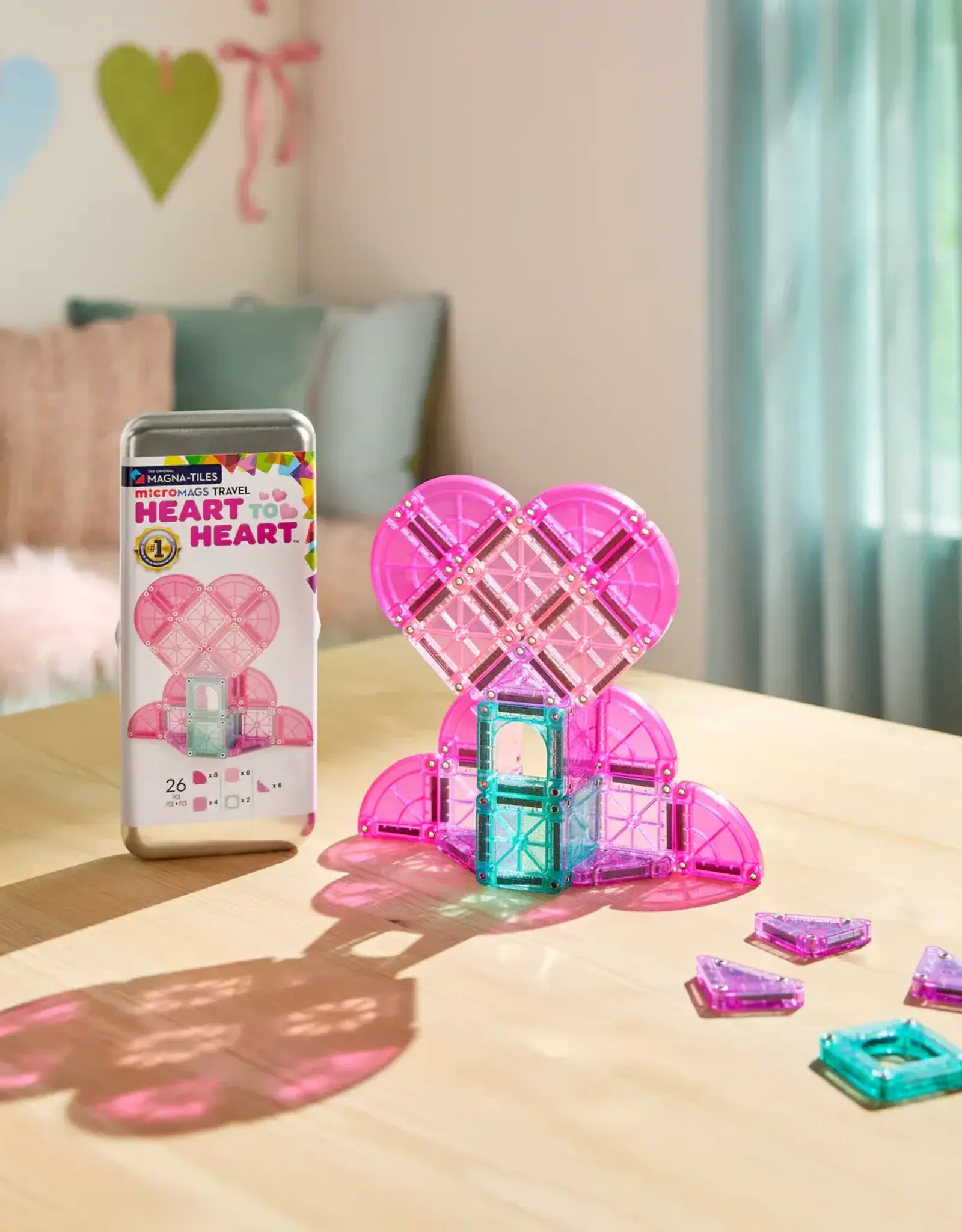 Magna-Tiles Micro Mags Travel Set Heart to Heart