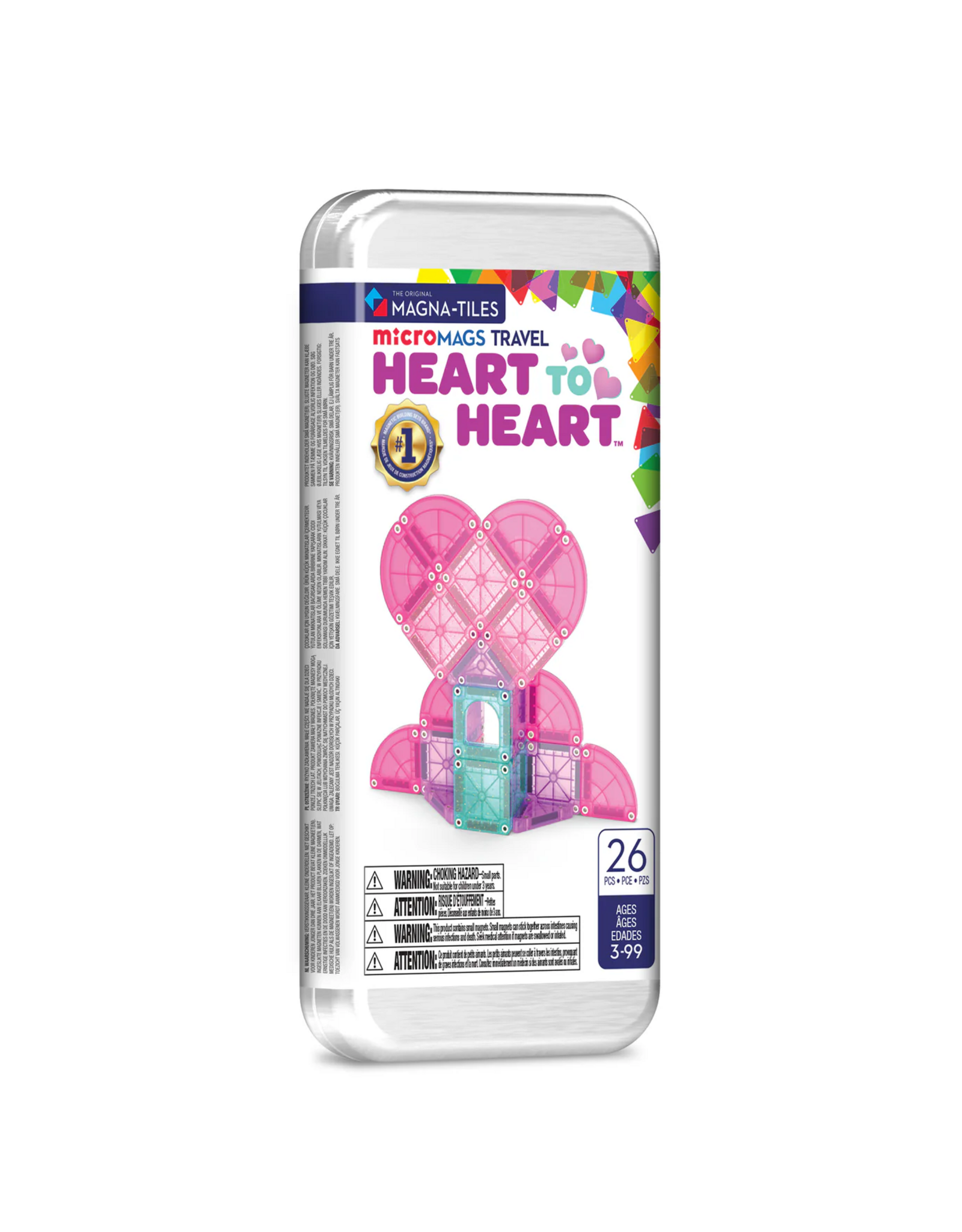 Magna-Tiles Micro Mags Travel Set Heart to Heart