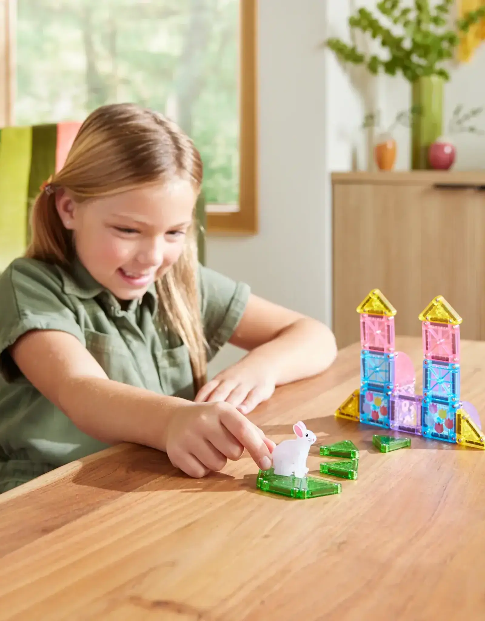 Magna-Tiles Micro Mags Travel Set Spring Garden